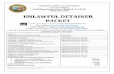 UNLAWFUL DETAINER PACKET - kings.courts.ca.gov