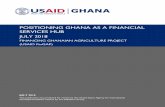 POSITIONING GHANA AS A FINANCIAL SERVICES HUB