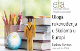 Uloga rukovođenja školama Europi - skole.hr