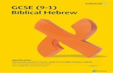 GCSE (9-1) Biblical Hebrew - Pearson qualifications