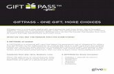 GIFTPASS - ONE GIFT, MORE CHOICES
