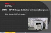 17TR8 – HPHT Design Guideline for Subsea Equipment