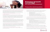 Privacy breach coverage - Intact Insurance
