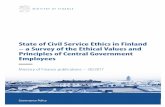 State of Civil Service Ethics in Finland – a Survey of the ...