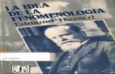 La idea de la Fenomenologia - Archive