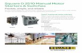 Square D 2510 Manual Motor Starters & Switches