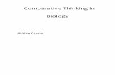 Comparative Thinking in Biology - philsci-archive.pitt.edu