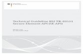 Technical Guideline BSI TR-03151 Secure Element API (SE API)
