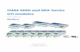 iSMA MINI and MIX Series I/O modules