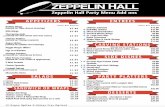 ZH Party Food Packages - Zeppelin Hall