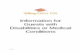 Information for Guests with Disabilities or Medical Conditions