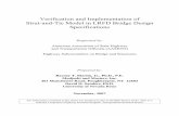 Verification and Implementation of Strut-and-Tie Model in ...