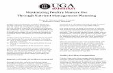 Maximizing Poultry Manure Use Through Nutrient Management ...