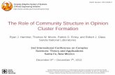 The Role of Community Structure in Opinion Cluster Formation