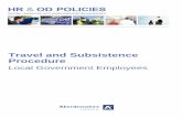 Travel and Subsistence Procedure - Aberdeenshire