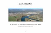 City of Libby Growth Policy - Libby, Montana