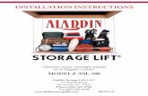 INSTALLATION INSTRUCTIONS - Aladdin Storage Lifts
