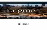 Judgment Tech eManual - Hogan Assessments