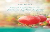 Clinical Applications for Immune System Support