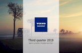 Third quarter 2019 - Volvo Group