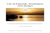 City of Edmonds, Washington 2015 Budget