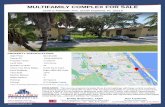 MULTIFAMILY COMPLEX FOR SALE