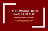 CT IN ELEMENTARY SCIENCE TEACHER EDUCATION