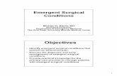Emergency Surgical Conditions Final - Handout