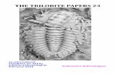 The Trilobite Papers Twenty-Three - PaleoNet