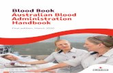 Blood Book Australian Blood Administration Handbook, 1st ...