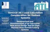Seminar 26 – Load Calculation Consideration for Radiant ...