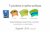 T-junctions in spline surfaces - University of Florida