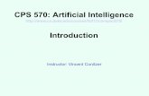 CPS 570: Artificial Intelligence