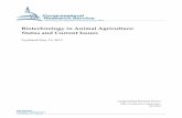 Biotechnology in Animal Agriculture: Status and Current Issues