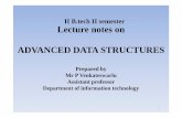 II B.tech II semester Lecture notes on ADVANCED DATA ...