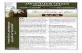 Annunciation Bulletin - 20200315