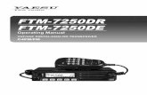 FTM-7250DR/FTM-7250DE Operating Manual