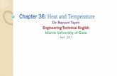 Chapter 36: Heat and Temperature