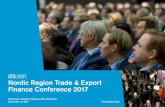 Nordic Region Trade & Export Finance Conference 2017