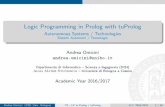 Logic Programming in Prolog with tuProlog