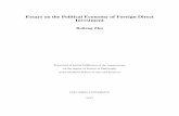 Essays on the Political Economy of Foreign Direct Investment