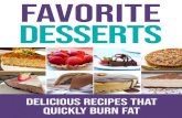 Favorite Desserts - Delicious Recipes,That Quickly Burn Fat