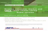 Russian consumer market and FMCG retail chains rating Demo ...