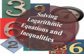 Solve Logarithmic Equations log 2x = 3