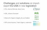 Challenges and solutions on import- export EU-USA in new ...