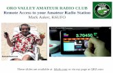 Remote Operating for Amateur Radio - Ten Things to Know