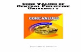 Core Values of Central Philippine University