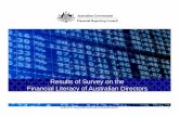 Results of Survey on the Financial Literacy of Australian ...