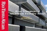 Heat Treatment of Aluminum Foundry Alloys