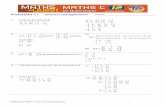 WorkSHEET 21 Matrices and applications Name: